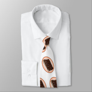 Short ribs cartoon illustration tie