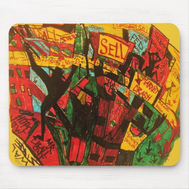 short sellers mouse pad (Front)