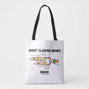 Short Sleeper Genes Inside DNA Replication Humour Tote Bag