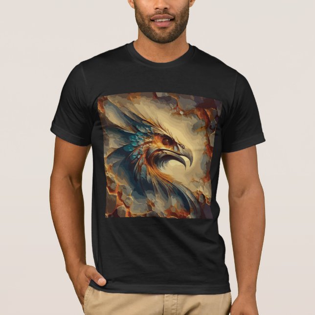 Short Sleeve Tee With An Art Expression 38 (Front)