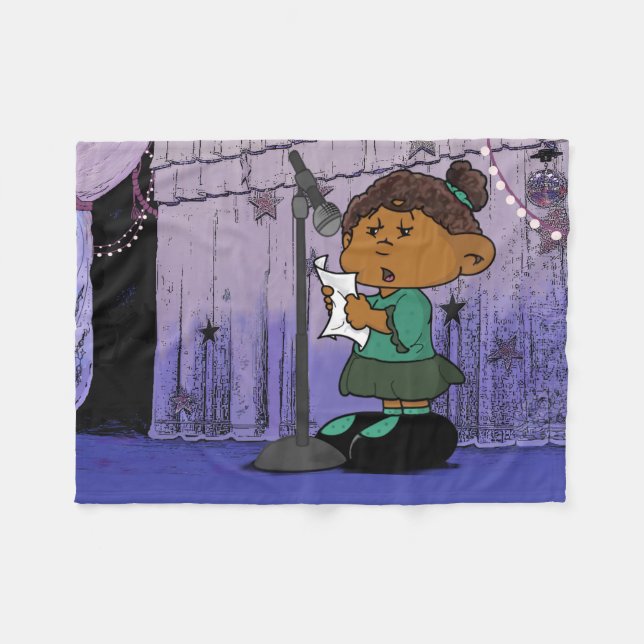 Short Sleevez Fleece Blanket (Front (Horizontal))