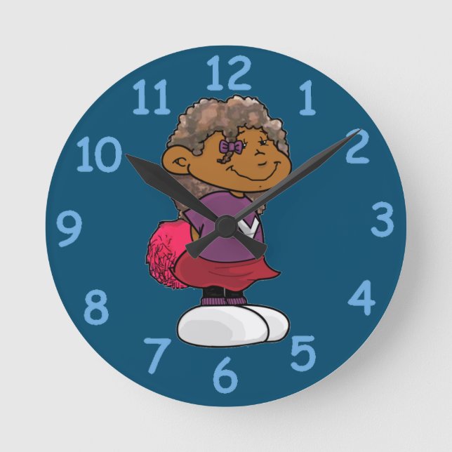 Short Sleevez Round Clock (Front)