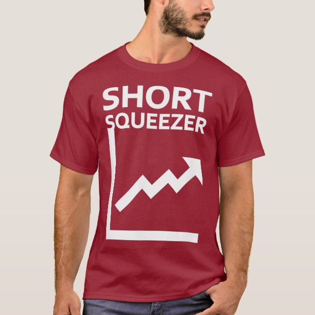 Short Squeezer - Wall Street Bets Meme Stock T-Shirt (Front)