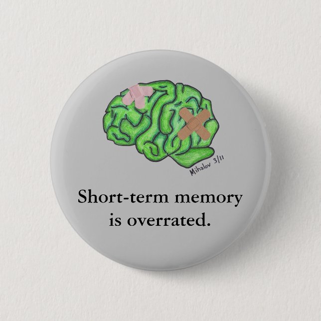"Short-term memory" button (round) (Front)