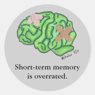 "Short-term memory" stickers