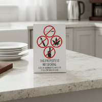 Short Term Rental Business No Smoking Cigarettes 