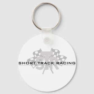Short Track Racing Key Ring