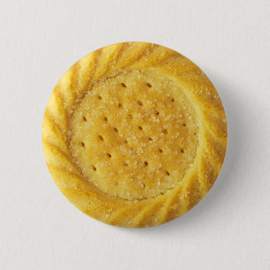 Shortbread Biscuit Pinback Button