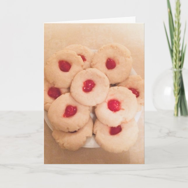 Shortbread Cookie  Holiday Card (Front)