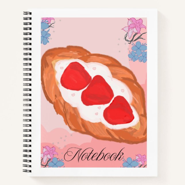 Shortcake croissant notebooks  (Front)