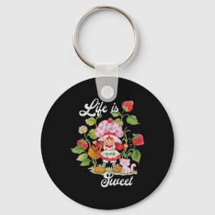 Shortcake Life Is Sweet Vintage Berry Garden  Key Ring
