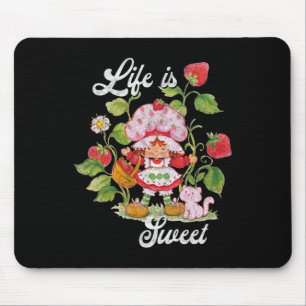 Shortcake Life Is Sweet Vintage Berry Garden Mouse Pad