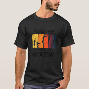 Shortcut Run Jump Flip Freerunning Acrobatic Parko T-Shirt