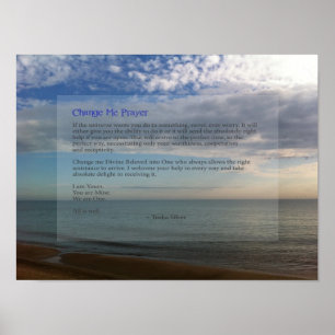 Shortened Change Me Prayer Reminder Poster