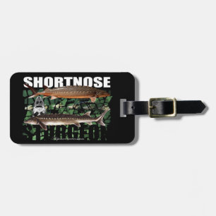 Shortnose Sturgeon Collage Luggage Tag
