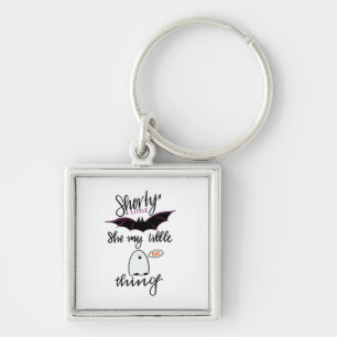 Shorty Batty Funny Retro Key Ring
