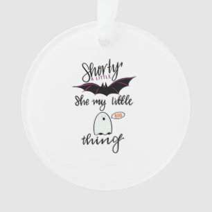 Shorty Batty Funny Retro Ornament