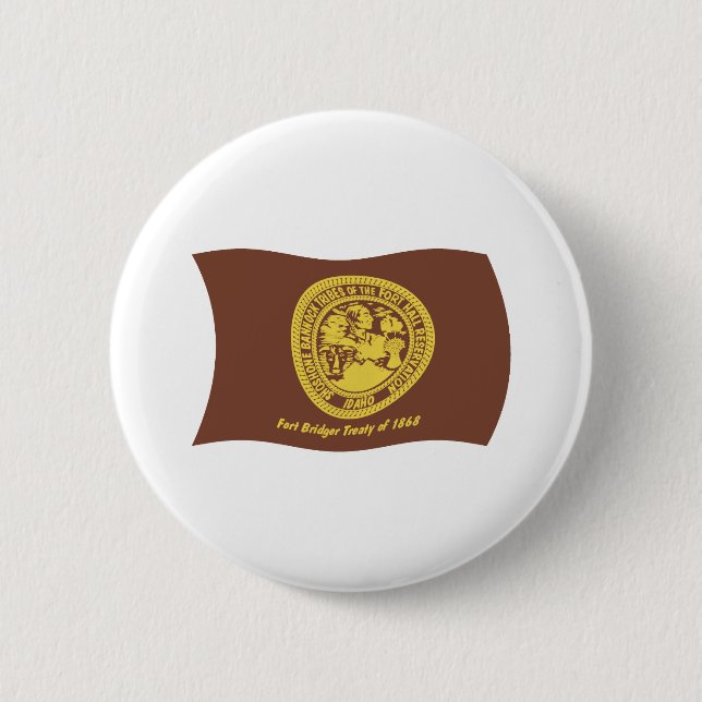 Shoshone Bannock Tribes Flag Button (Front)