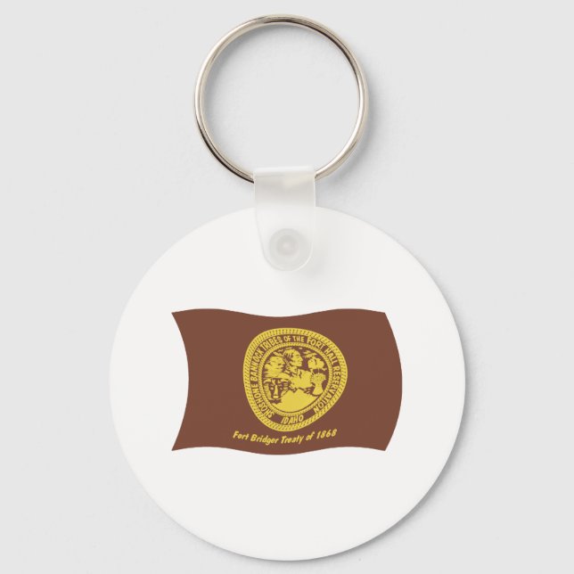 Shoshone Bannock Tribes Flag Keychain (Front)
