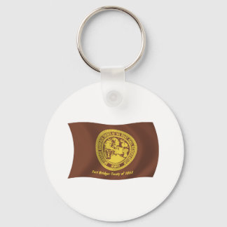 Shoshone Bannock Tribes Flag Keychain