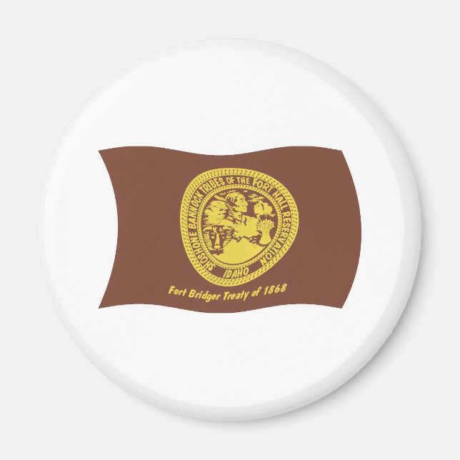 Shoshone Bannock Tribes Flag Magnet (Front)