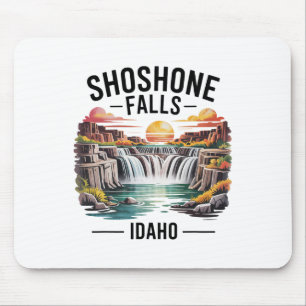 Shoshone Falls Idaho Road Trip Vacation Adventure Mouse Pad
