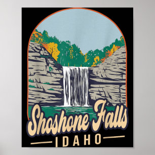 Shoshone Falls Idaho Waterfalls Vacay Adventure Poster