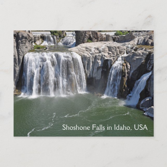 Shoshone Falls in Idaho USA Postcard (Front)