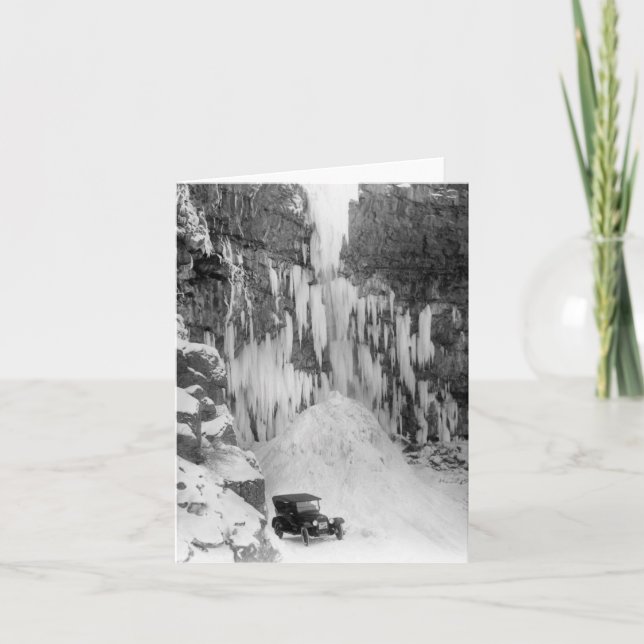 Shoshone Falls in Winter Card (Front)