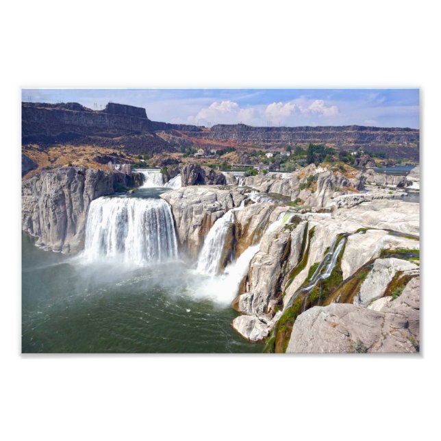 Shoshone Falls on the Snake River, Idaho Photo Print (Front)