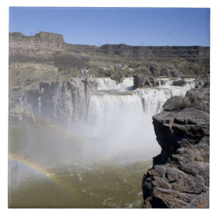 Shoshone Falls on the Snake River in Twin Falls, Ceramic Tile