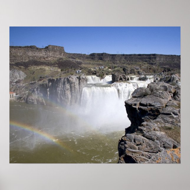 Shoshone Falls on the Snake River in Twin Falls, Poster (Front)