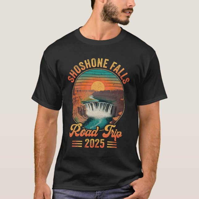 Shoshone Falls Road Trip 2025 Summer Vacation Fami T-Shirt (Front)