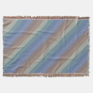 Shoshone Falls Striped Throw Blanket