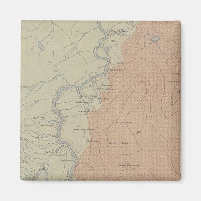 Shoshone Geyser Basin Magnet (Front)