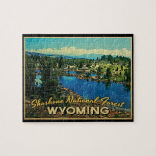Shoshone National Forest Wyoming Jigsaw Puzzle