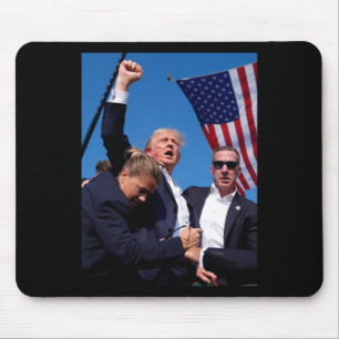 Shot At Rally Premium Scoop  Mouse Pad