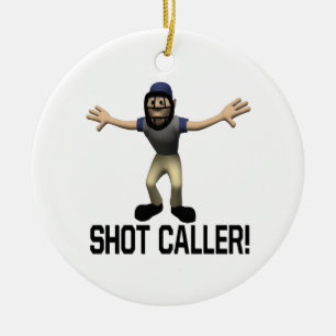 Shot Caller Ceramic Tree Decoration
