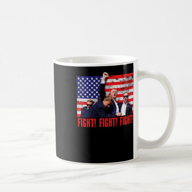 Shot Fight Fight Fight  Coffee Mug (Right)