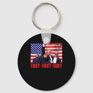 Shot Fight Fight Fight Key Ring