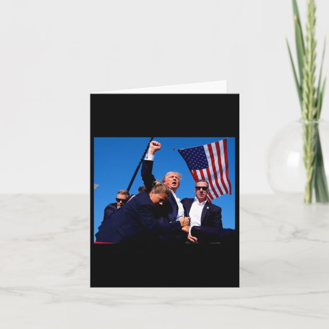 Shot Fist Pump  Card (Front)