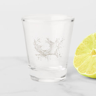 Shot glass art design style