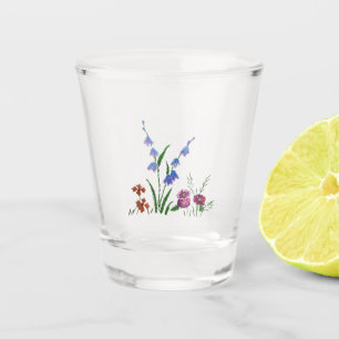 shot glass art style design