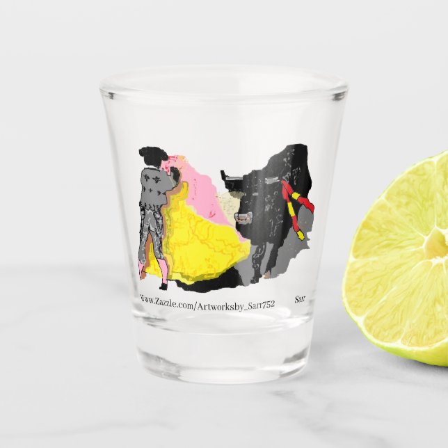 Shot glass  : BULLFIGHTER (Front)