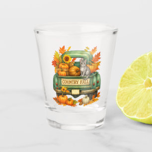 Shot glass- Drinkware to match cornhole game. Glass