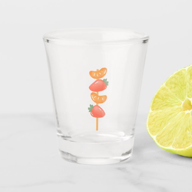 Shot glass-fruit skewer shot glass (Front)