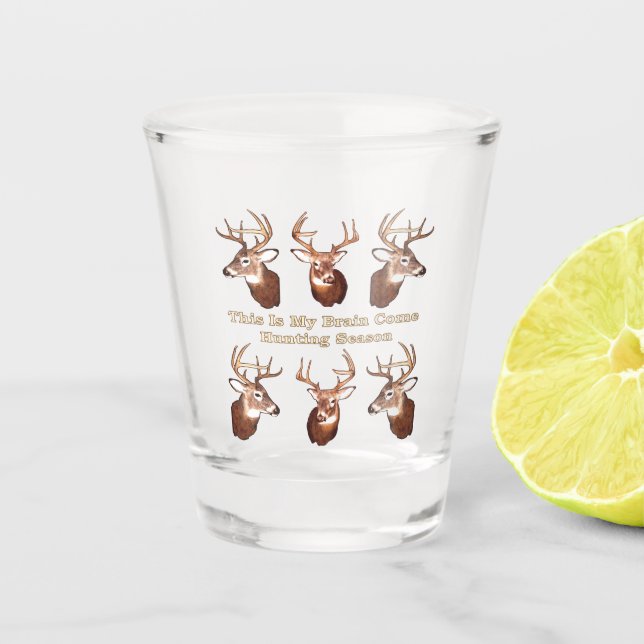 Shot glass, hunting shot glass (Front)