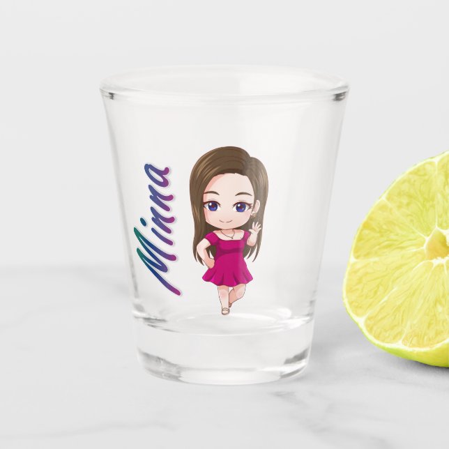 Shot Glass - Minna Chibi (Front)