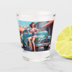 Shot Glass Pin-Up