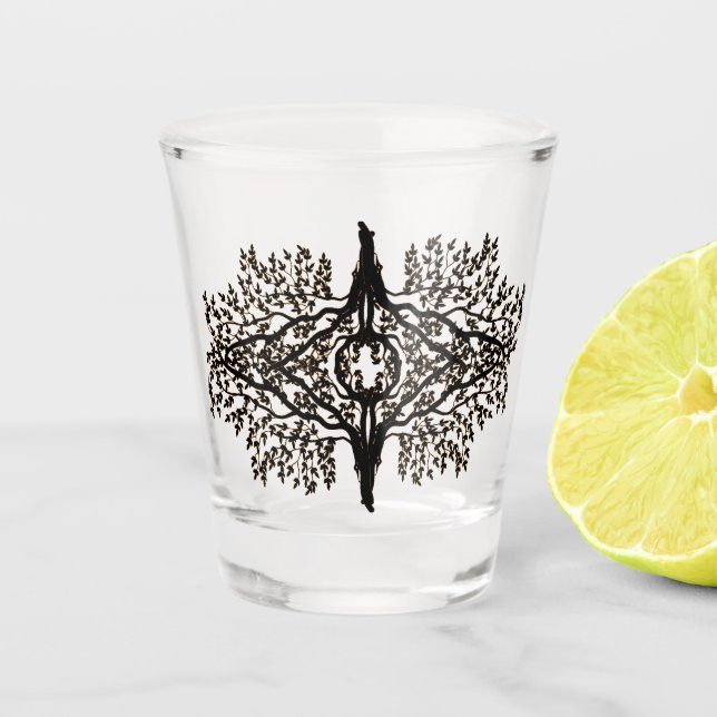 Shot Glass - Seeing Eye Willow (Front)